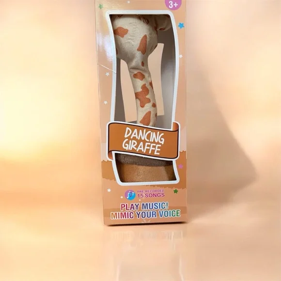 Giraffe Stuffed Animal Singing ,Dancing,Talking,Light Up - Picture 5 of 7